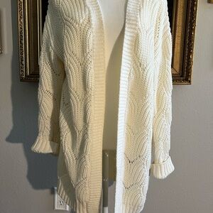 Elegant Cream Knit Sweater